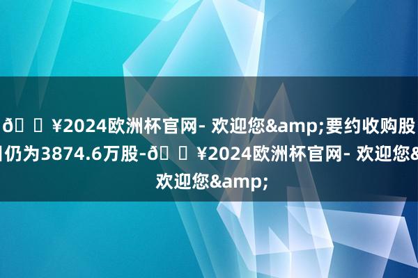 🔥2024欧洲杯官网- 欢迎您&要约收购股份数目仍为3874.6万股-🔥2024欧洲杯官网- 欢迎您&