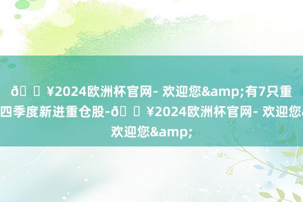 🔥2024欧洲杯官网- 欢迎您&有7只重仓股为四季度新进重仓股-🔥2024欧洲杯官网- 欢迎您&